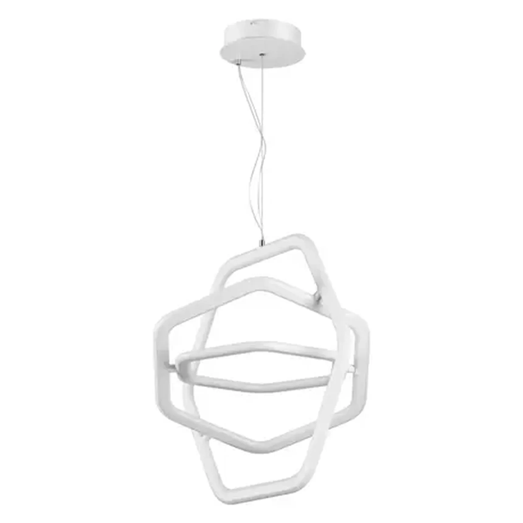 359174 OVER NT23 160 белый Светильник подвесной диммируемый, в комплекте пульт ДУ IP20 LED 4000К 148W 220V ONDO