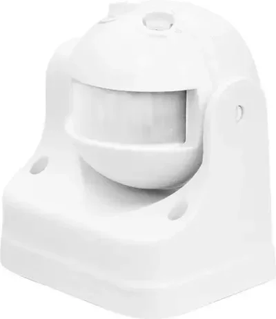 Датчик движения 1200W 12m 180° белый, SEN11