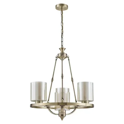 6524/4 COUNTY LN23 219 античная латунь Люстра E27 4*60W 220V RIVERLY