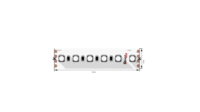 Лента светодиодная LUX, 3535, 120 LED/м, 20 Вт/м, 24В, IP33, RGB (K), 002845