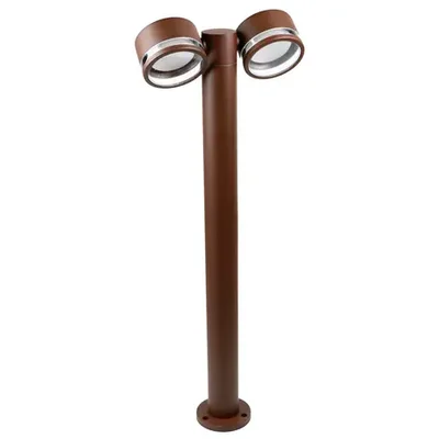 Садово-парковый светильник General GPF-2GX53-M-IP65 Коричневый Средний с боковым рассеивателем Иллюм