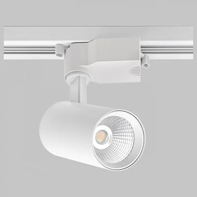 Светильник 15W на однофазный трек 220V, LED 3000K, Белый