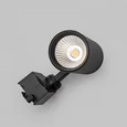Светильник 15W на однофазный трек 220V, LED 3000K, Черный