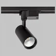 Светильник 15W на однофазный трек 220V, LED 3000K, Черный