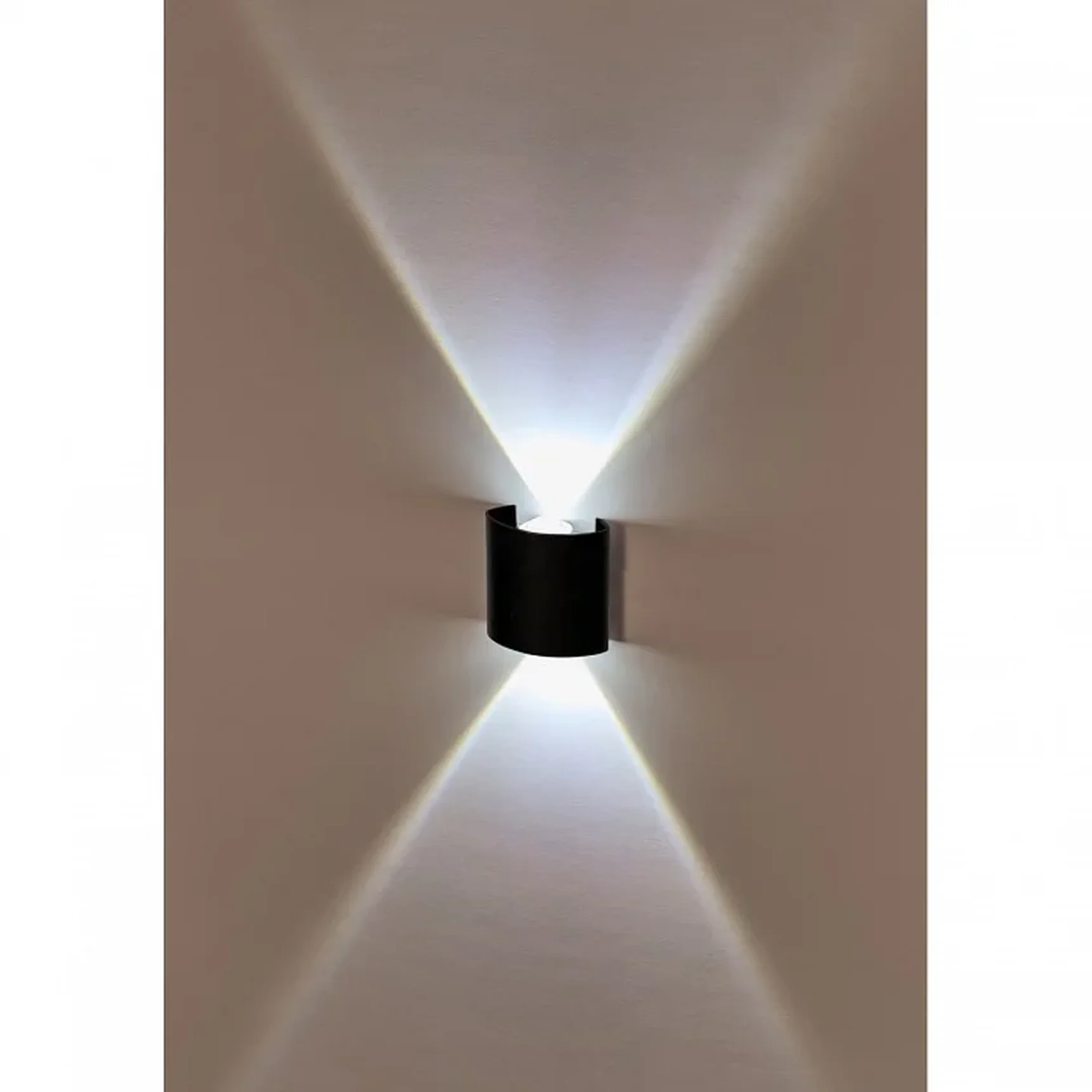 Светильник настенный LED 2x1W 4200K Черный 220V IP54 IL.0014.0001-2 BK