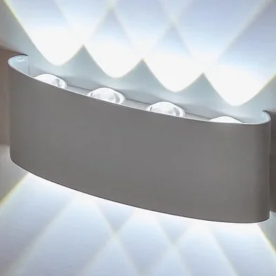 Светильник настенный LED 8x1W 4200K Белый 220V IP54 IL.0014.0001-8 WH