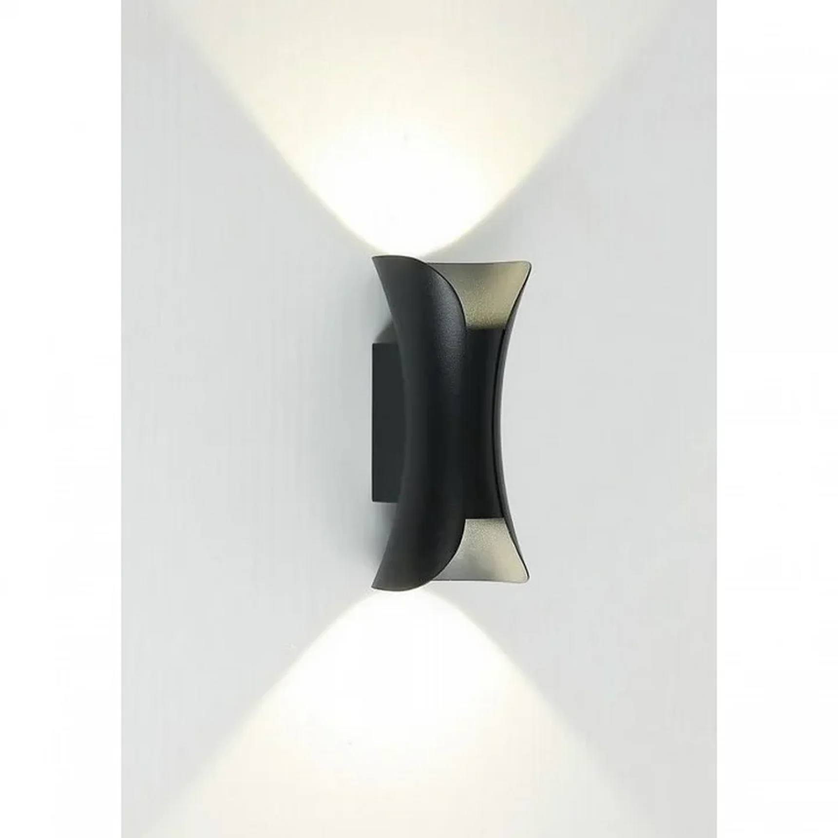 Светильник настенный LED 2*5W 4000K Черный 220V IP54, IL.0014.0007 BK