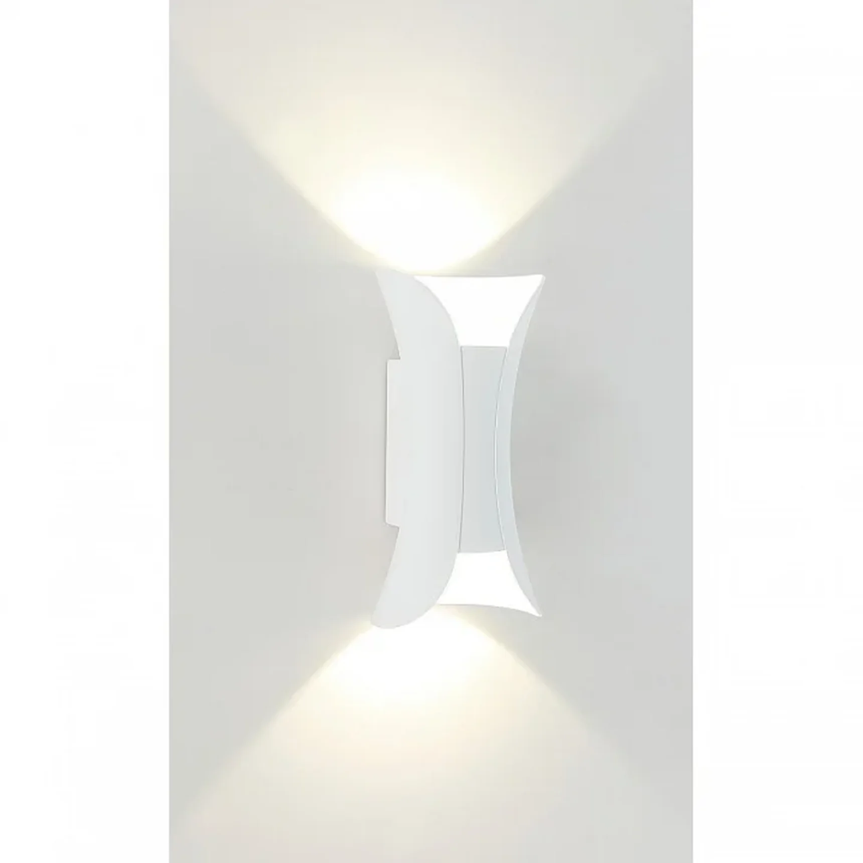 Светильник настенный LED 2*5W 4000K Белый 220V IP54, IL.0014.0007 WH