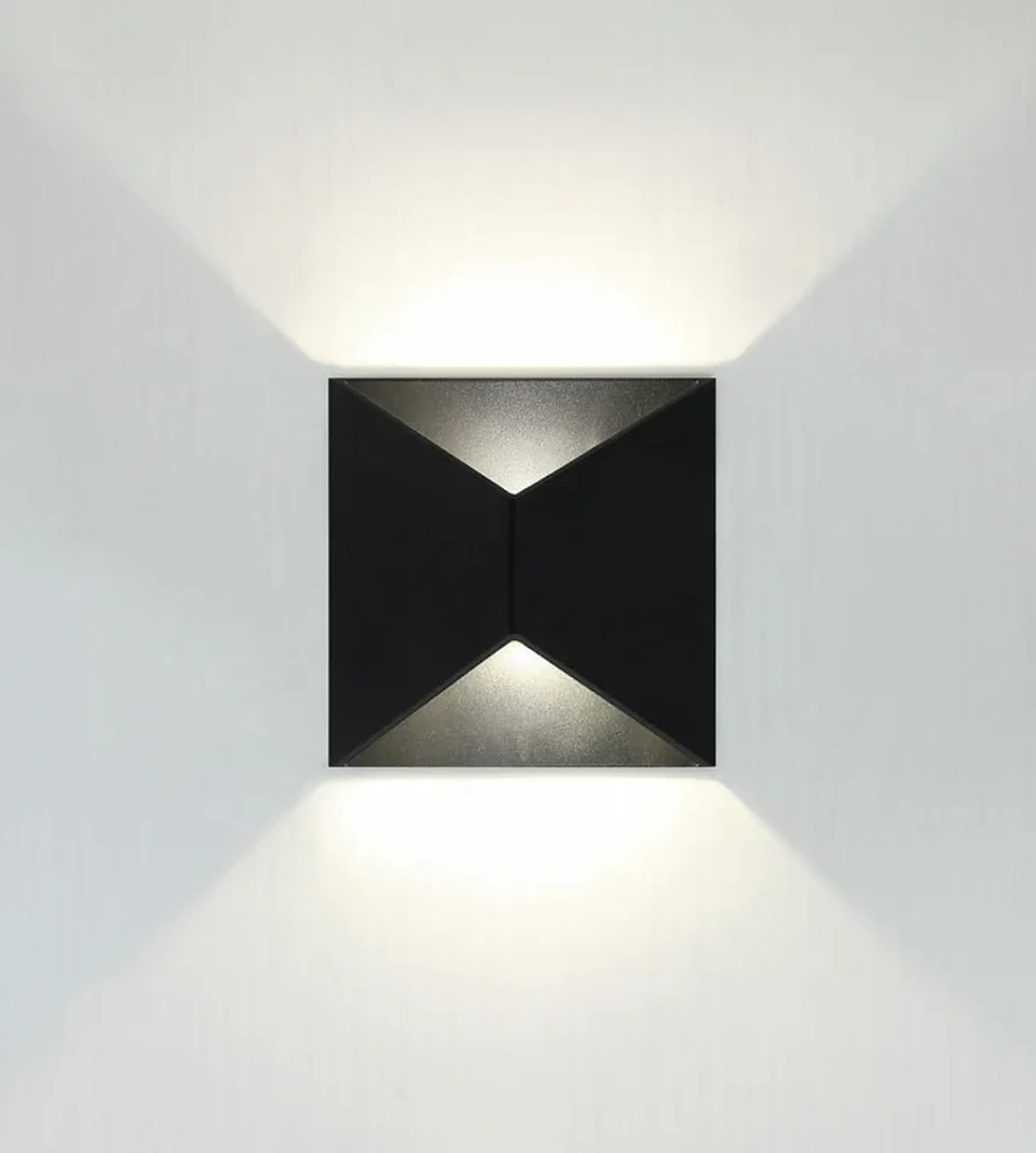 Светильник настенный LED 2*5W 4000K Черный 220V IP54, IL.0014.0012 BK