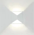 Светильник настенный LED 2*5W 4000K Белый 220V IP54, IL.0014.0012 WH