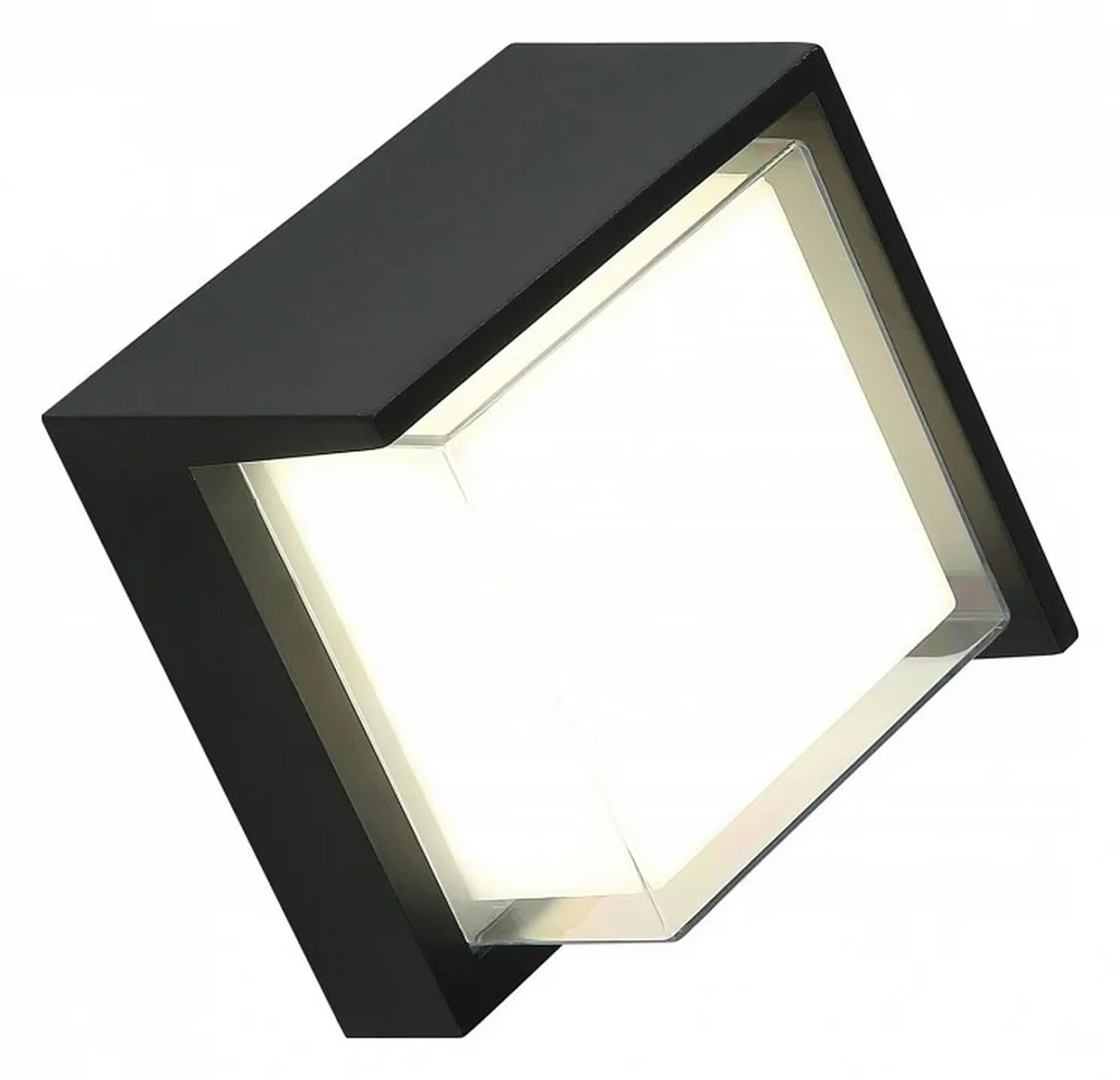 Светильник настенный LED 12W 4000K Черный 220V IP54, IL.0014.0013 BK