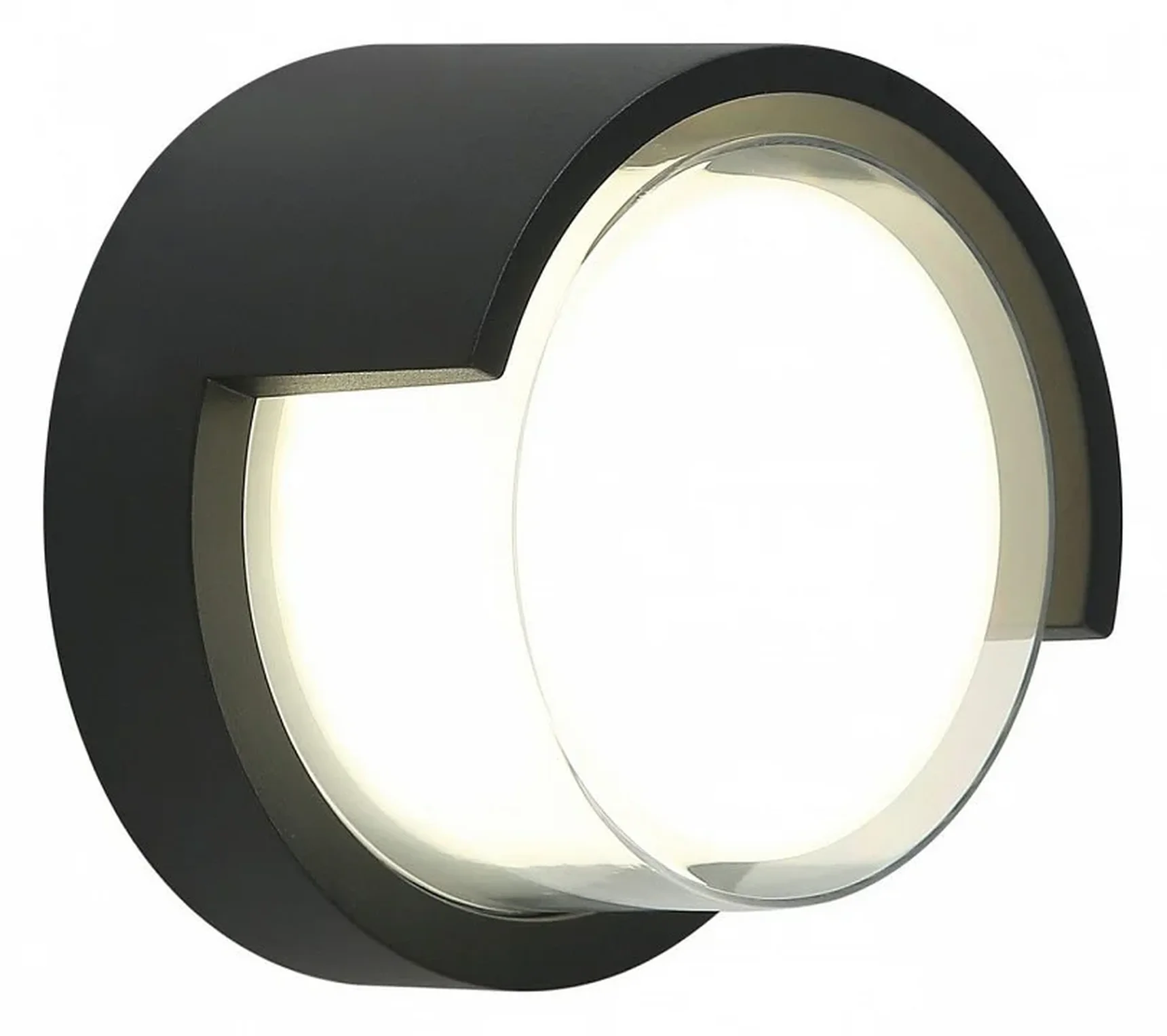 Светильник настенный LED 12W 4000K Черный 220V IP54, IL.0014.0014 BK