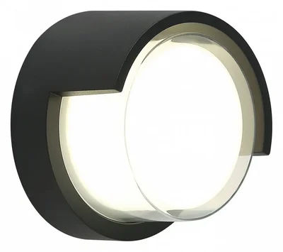 Светильник настенный LED 12W 4000K Черный 220V IP54, IL.0014.0014 BK
