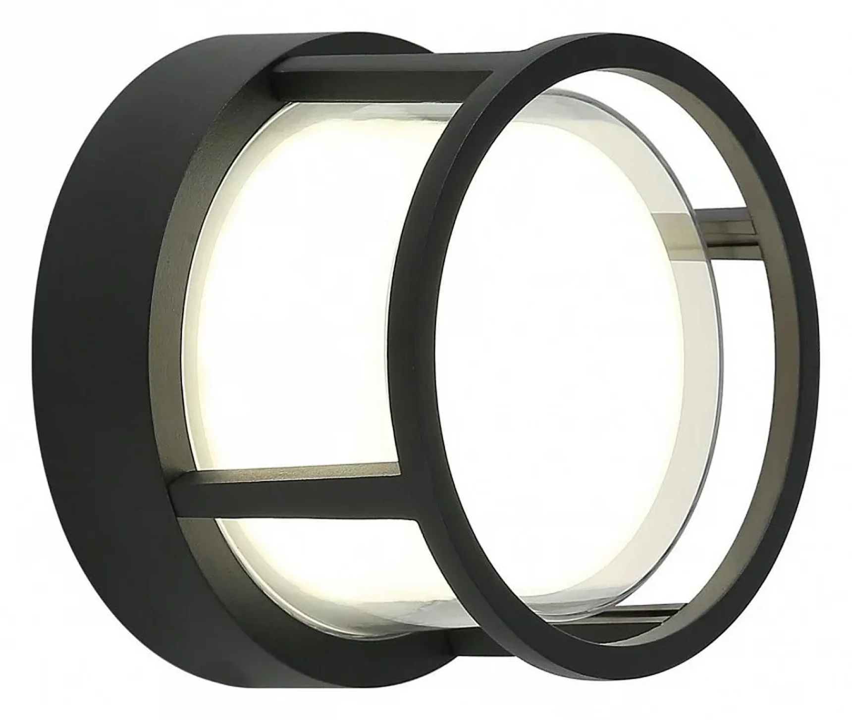 Светильник настенный LED 12W 4000K Черный 220V IP54, IL.0014.0015 BK