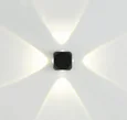 Светильник настенный LED 4*2W 4000K Черный 220V IP54