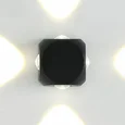 Светильник настенный LED 4*2W 4000K Черный 220V IP54