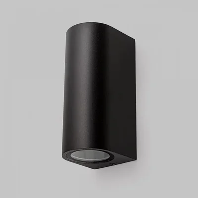 Светильник настенный GU10 2*35W Черный 220V IP54, IL.0014.0017-2-BK