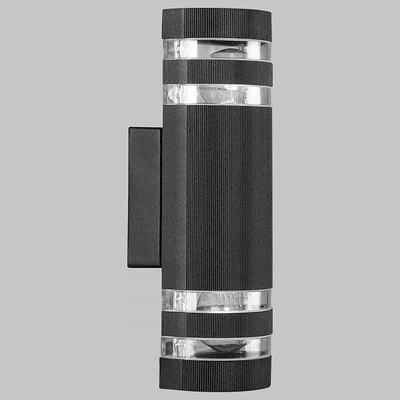 Светильник уличный настенный E27 2*60W Черный 220V IP54, IL.0014.0025-2-BK