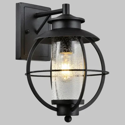 Светильник уличный настенный E27 60W Черный 220V IP44, IL.0016.0003-BK