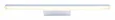 Светильник картинный. LED 12W 220V. 4200 SWH, матовый белый, L=610mm, IL.0040.0010 SWH
