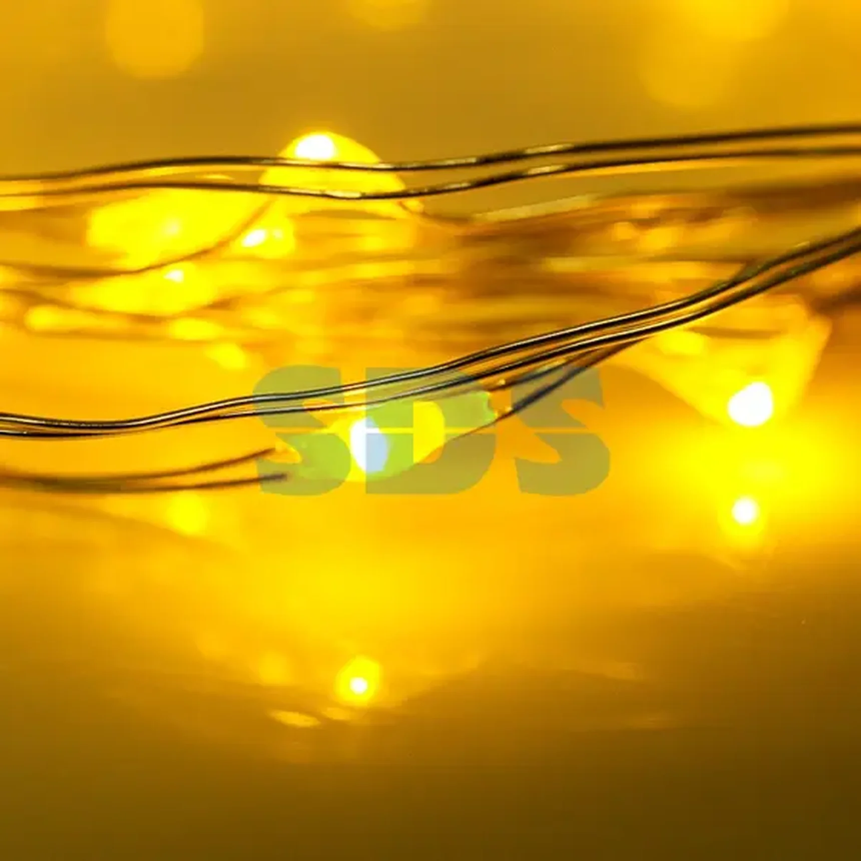 Гирлянда Роса, 2 м, 20 диодов, цвет желтый