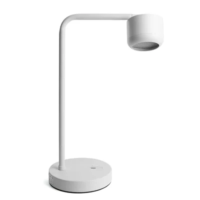 Светильник под лампу настольный Feron DE365 ECHO 12W, 230V, GX53, белый, с антибликовой сеточкой