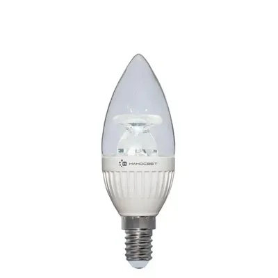 Лампа светодиодная диммируемая Наносвет E14 6,5W 2700K прозрачная LC-CDCL-D-6.5/E14/827 L230