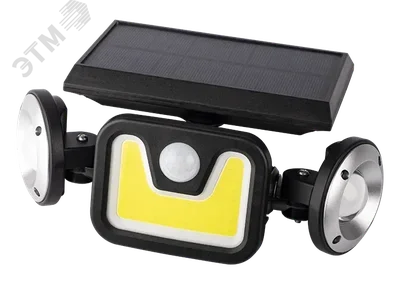 Светильник светодиодный SLR-W05 настенный с солнечной батареей с датчиками движения датчик освещенности ФАZА