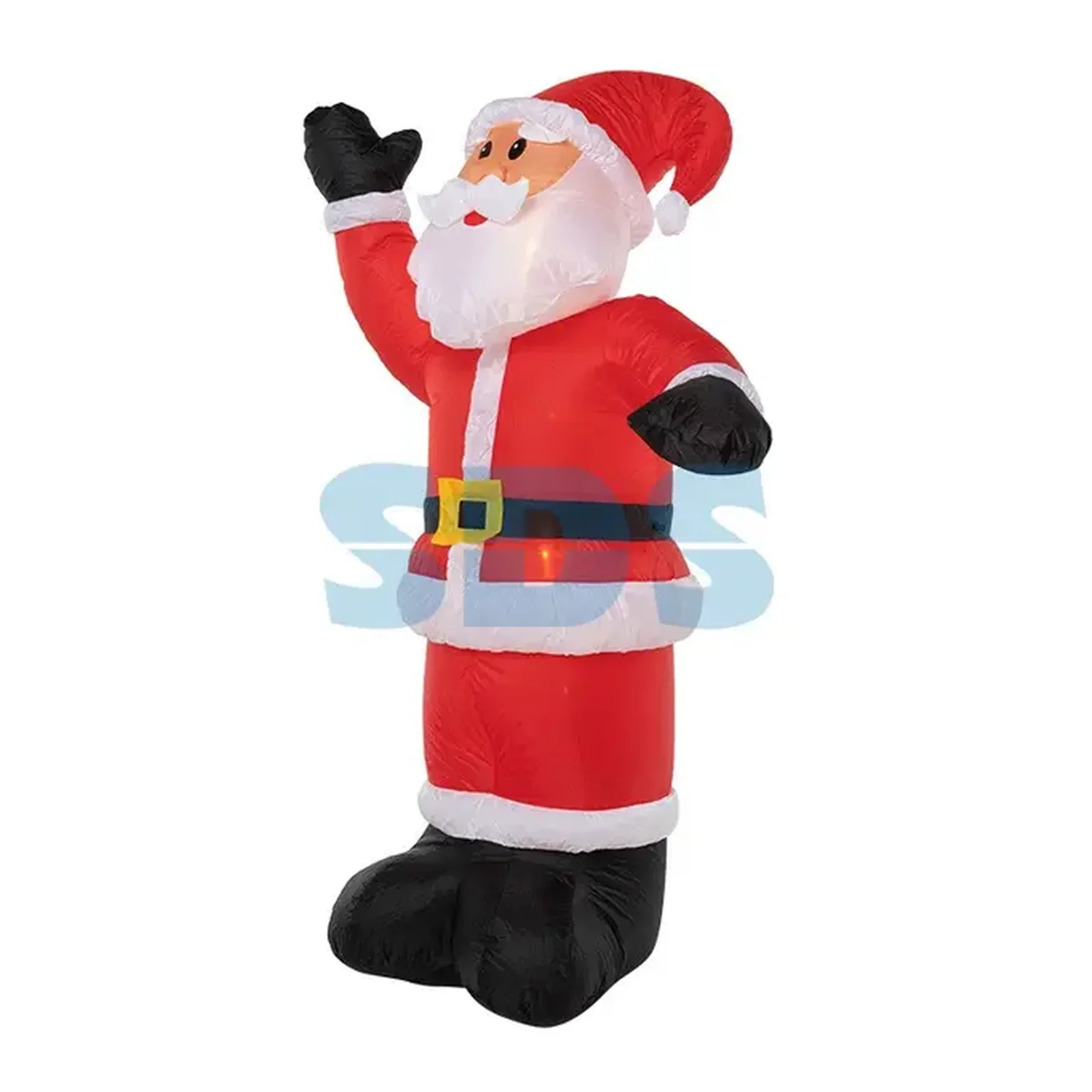 3D фигура надувная "Дед Мороз приветствует", размер 240 см, внутренняя подсветка 5 LED, компрессор с адаптером 12В, IP 65 NEON-NIGHT