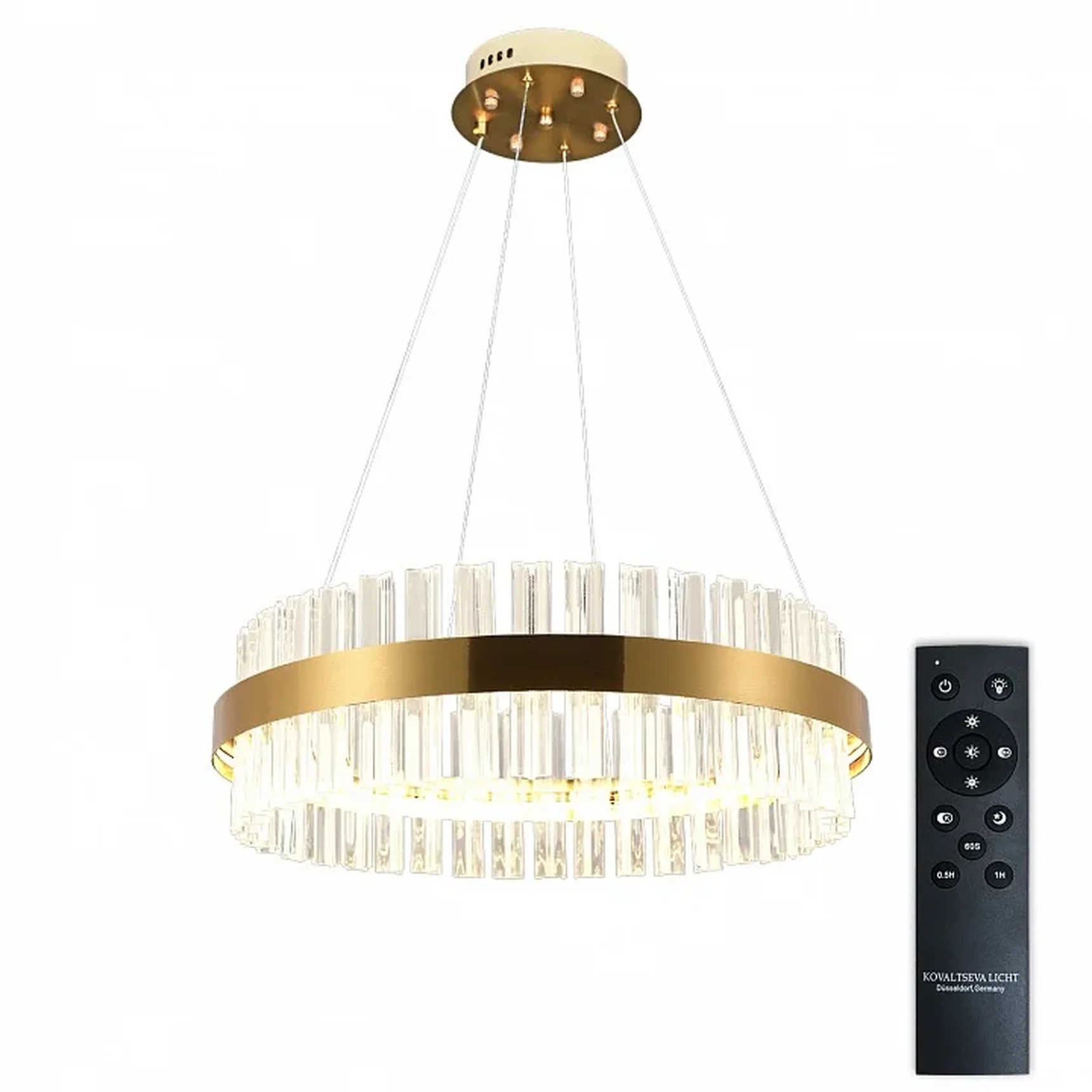 INNOVATION STYLE 83151 Светодиодная люстра нимб с пультом ДУ 100W, золото, LED 44502