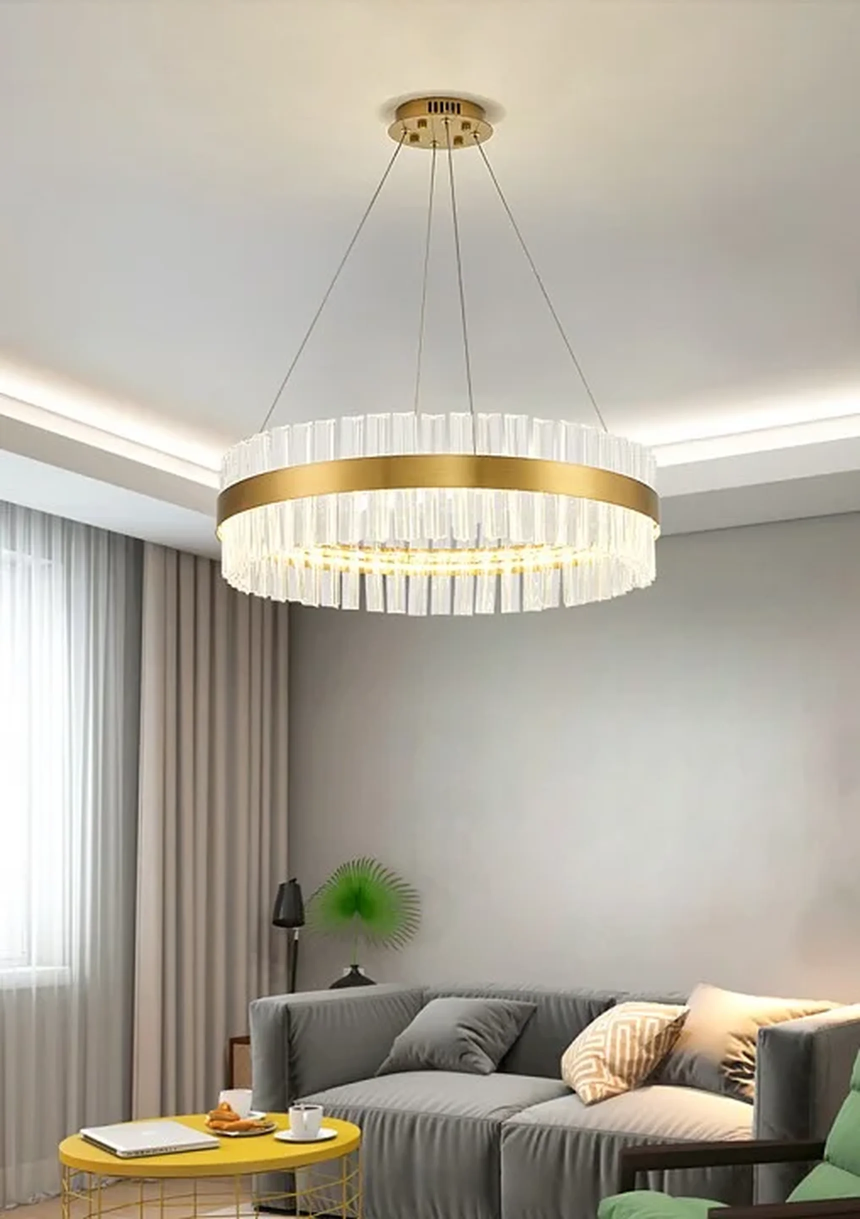 INNOVATION STYLE 83151 Светодиодная люстра нимб с пультом ДУ 100W, золото, LED 44502