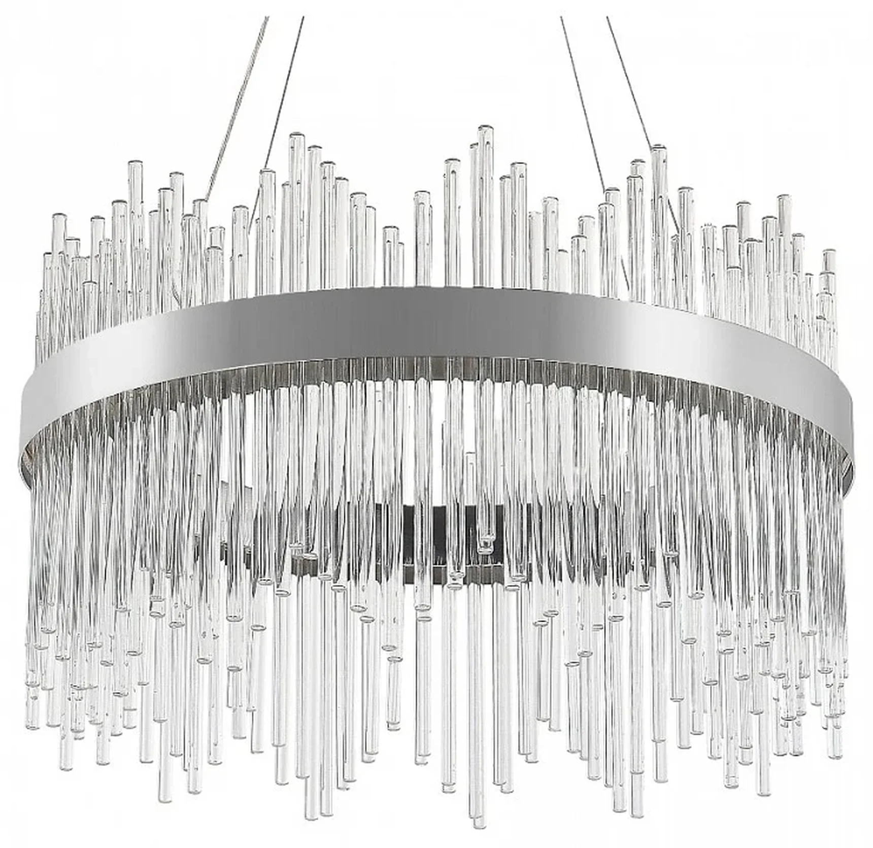 INNOVATION STYLE 83157 Светодиодный нимб люстра с пультом ДУ 112W, хром, LED 44594