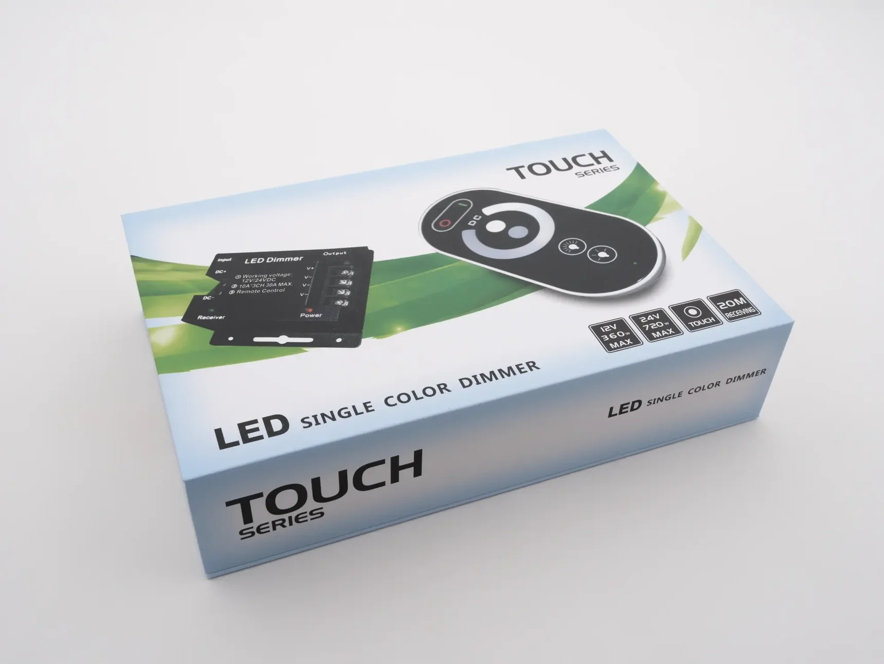 Контроллер одноцветный T3 RF 30A сенсорный ПДУ 003931