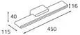 IT01-1088/45 black Светильник настенный