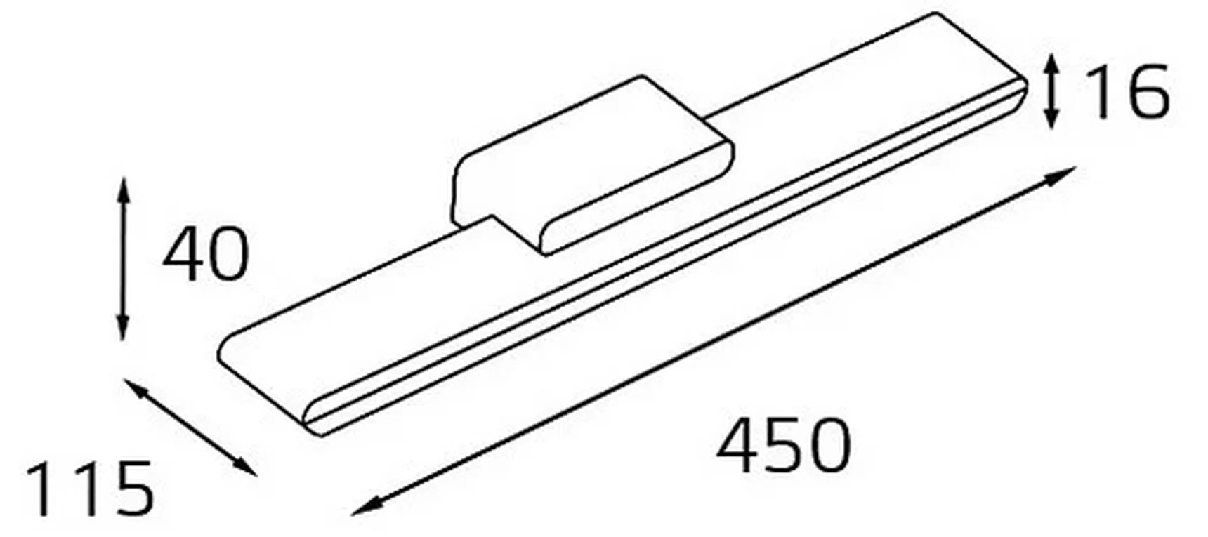 IT01-1088/45 black Светильник настенный