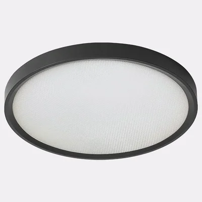IT011-5023 black LED 50W 3000K/4000K/6000K 4500lm 120* IP40 d600xh25mm Светильник потолочный