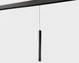 IT012-5029 black LED 6W 3000K 550lm 24* CRI>90 d30x300mm трековый светильник к системе ATOM