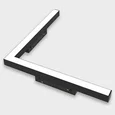 IT012-5044 black LED 20W 3000K 1800Lm 100* CRI>90 трековый угловой светильник к системе ATOM