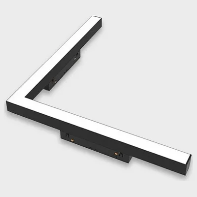 IT012-5044 black LED 20W 3000K 1800Lm 100* CRI>90 трековый угловой светильник к системе ATOM