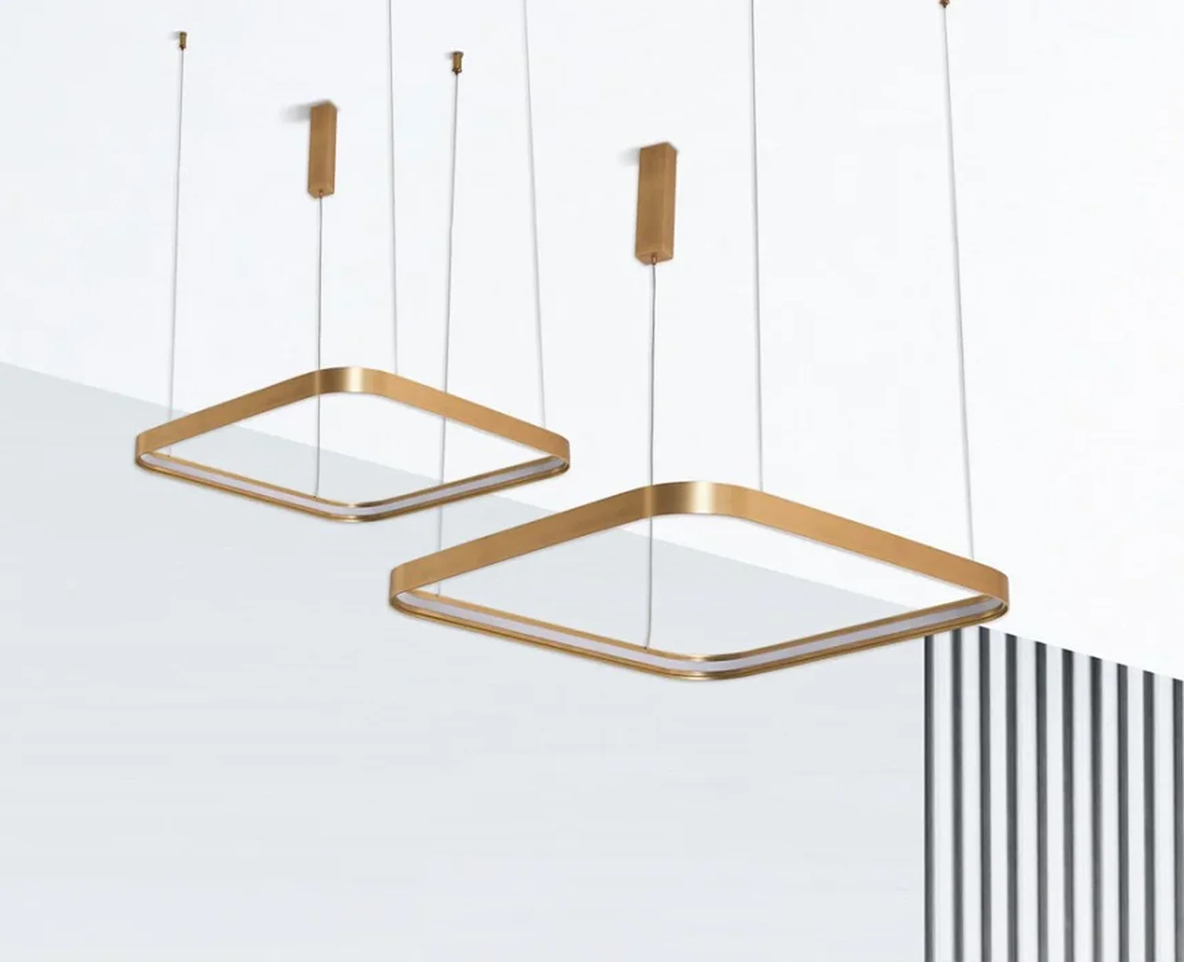 IT013-6024 gold 3000K LED 42W 2800lm L800xW800xH2000mm Светильник подвесной