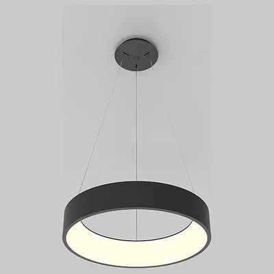 IT013-6026 black 3000K LED 36W 2460lm D600xH2000mm Светильник подвесной