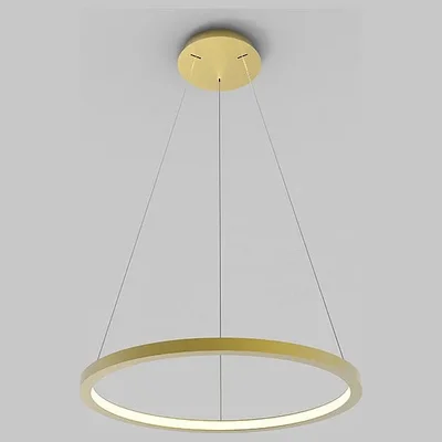 IT013-6027 gold 3000K LED 30W 1200lm D600xH2000mm Светильник подвесной