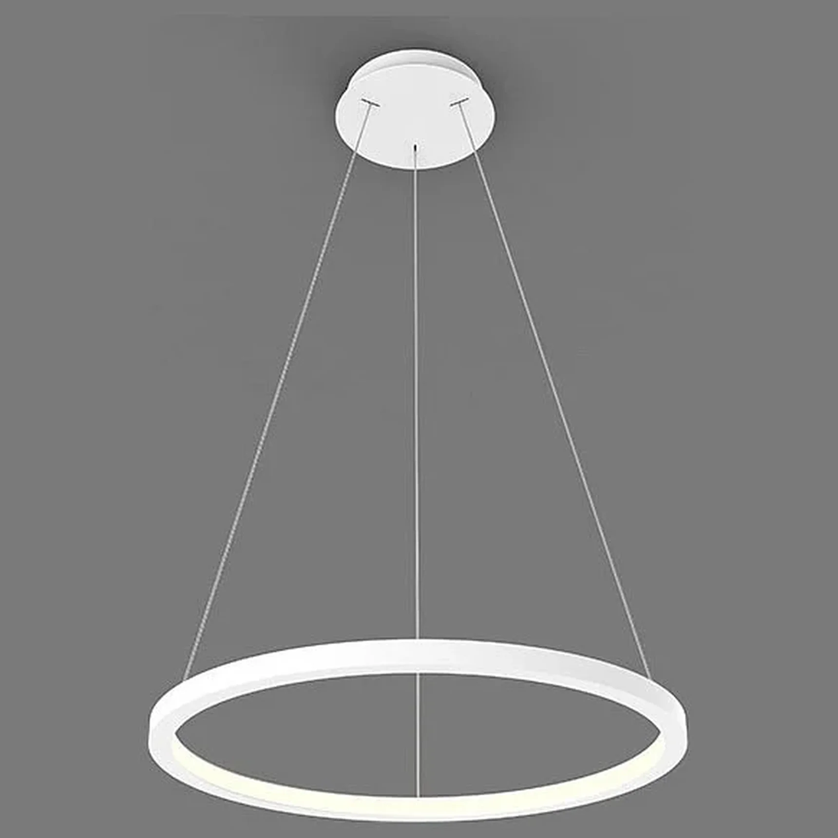 IT013-6027 white 3000K LED 30W 1200lm D600xH2000mm Светильник подвесной
