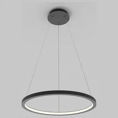 IT013-6028 black 3000K LED 40W 1800lm D800xH2000mm Светильник подвесной