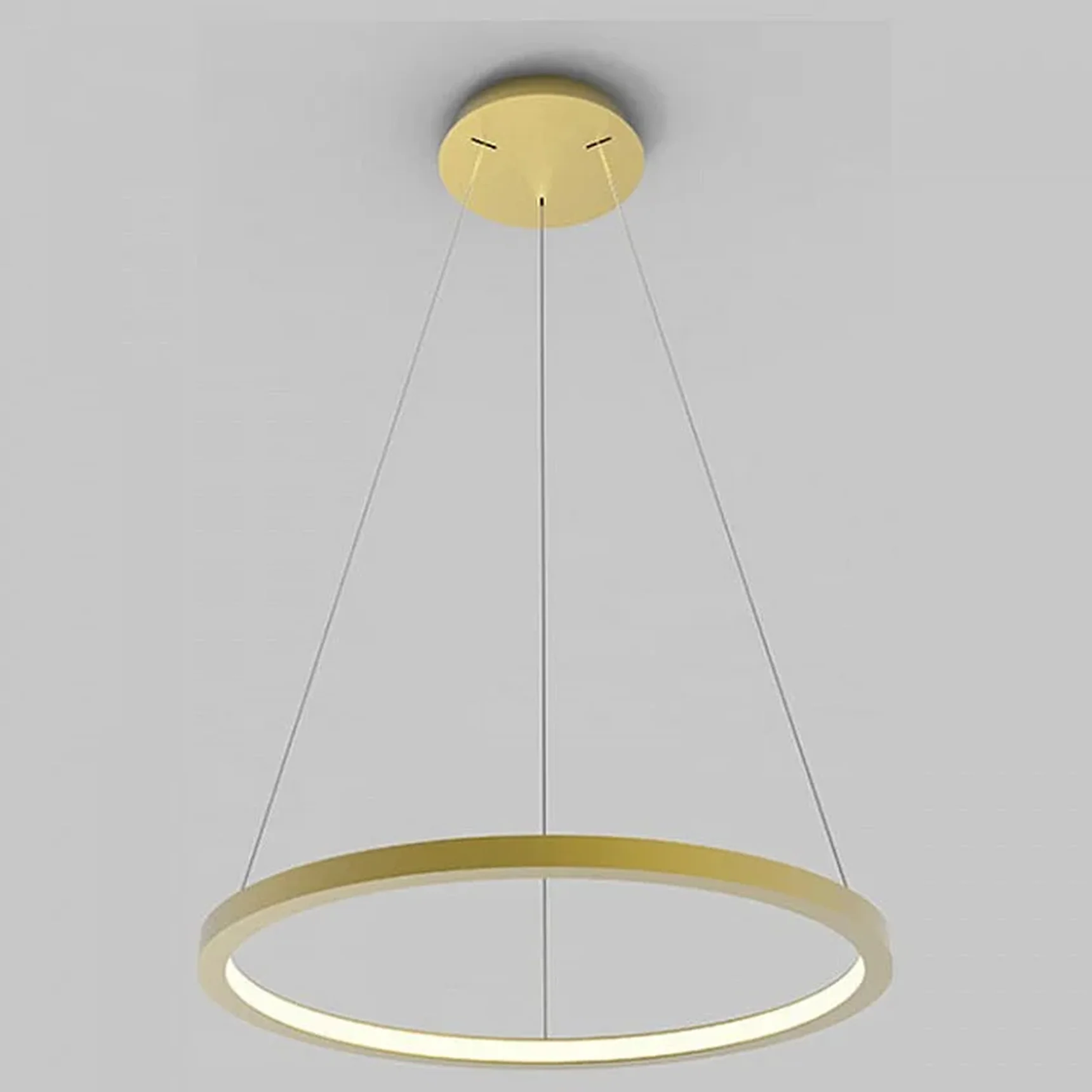 IT013-6028 gold 3000K LED 40W 1800lm D800xH2000mm Светильник подвесной