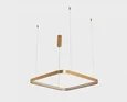 IT013-6031 gold 3000K LED 32W 2350lm L600xW600xH2000mm Светильник подвесной