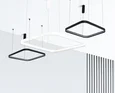 IT013-6031 gold 3000K LED 32W 2350lm L600xW600xH2000mm Светильник подвесной