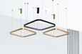 IT013-6031 gold 3000K LED 32W 2350lm L600xW600xH2000mm Светильник подвесной