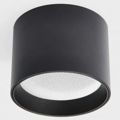 IT02-007 black 4000K LED 10W CRI:90 80* IP44 d75x57mm Светильник потолочный