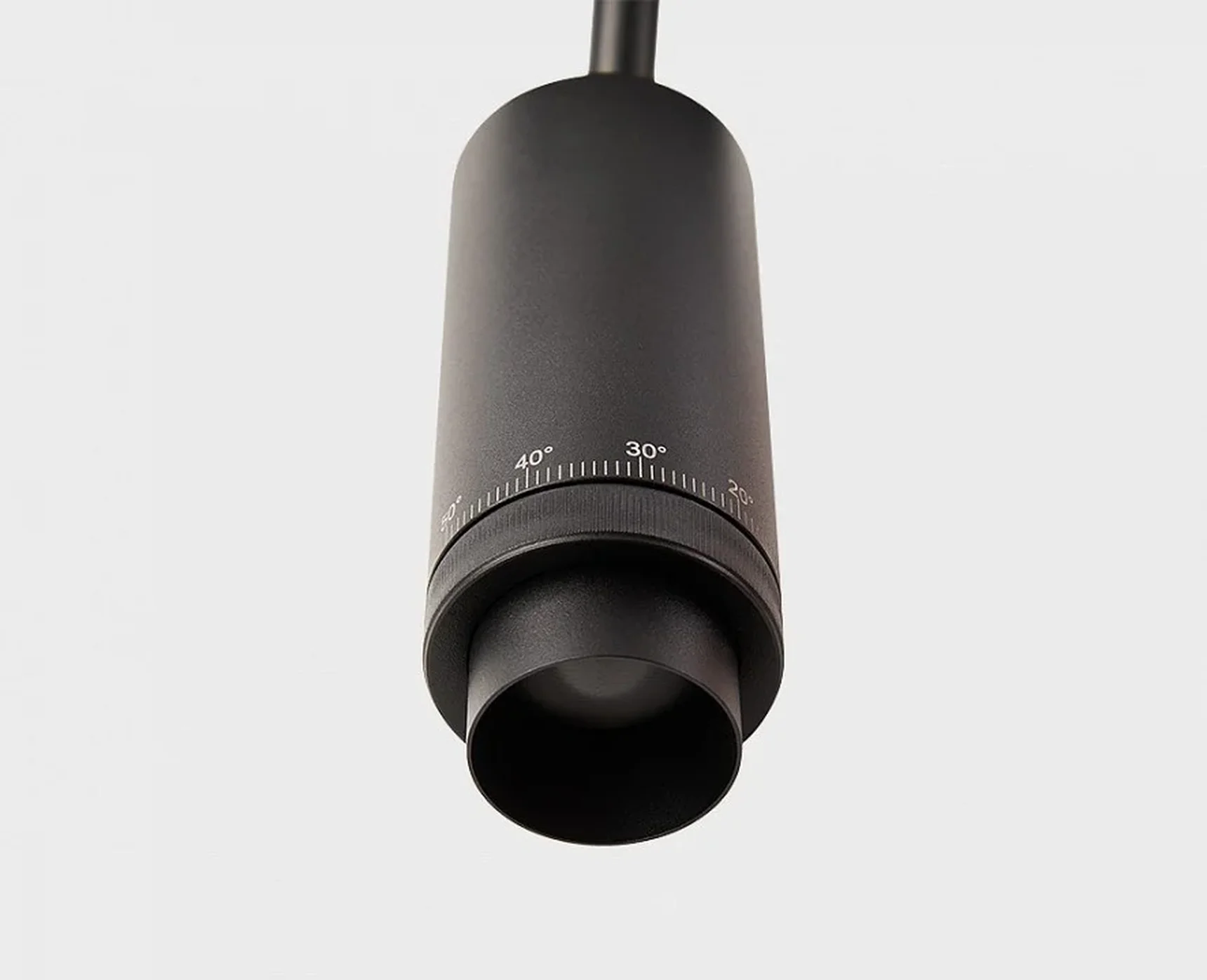 IT02-021 black 3000K LED 15W min 450Lm-max 950Lm CRI:90 10-45° d54x187mm светильник трековый